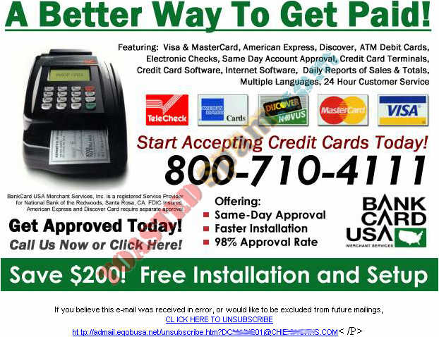 toastedspam.com egobusa.com 0001 - 2003-03-10	merchant services - admail.egobusa.net/leadnj1.htm mailto:hostmaster@bankcardusa.com 800-710-4111 800-589-8200