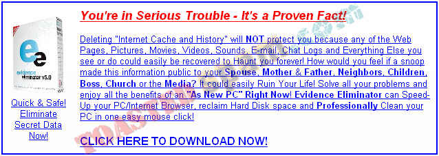 toastedspam.com free bonuses.biz_0001 - 2004-02-17	evidence-eliminator.com - free-bonuses.biz/cdf mailto:popomomopo@netscape.net mailto:domains@evidence-eliminator.com