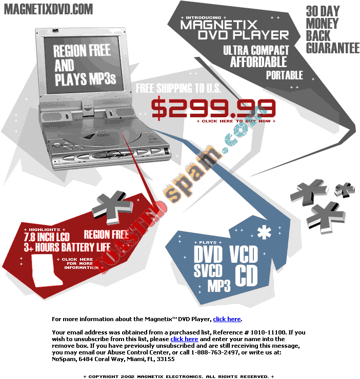 toastedspam.com market.genebusinessmaster.com 0004 - 2002-10-10	dvd player - market.genebusinessmaster.com/dvd/?cid=3D2020&mid=3D15000